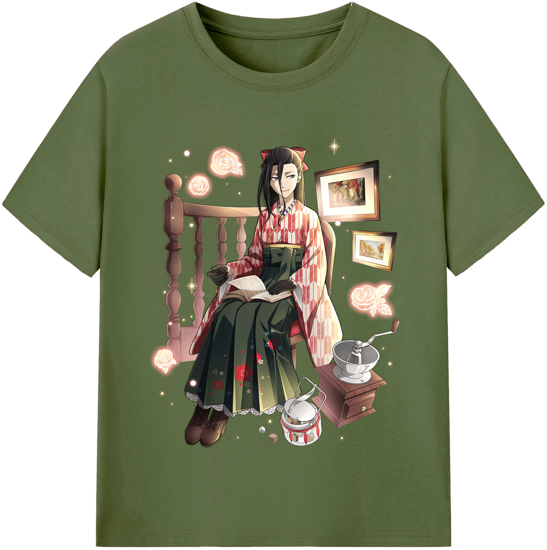 （画像用） 文豪ストレイドッグス Bungo Stray Dogs 綿100％半袖Tシャツ（フロントプリント）